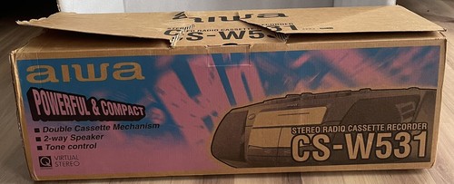 Aiwa w531 stereo radio - aiwa,