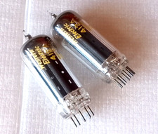 WESTERN ELECTRIC 412A BLACK PLATES D  GETTER PAIR COPPIA ABBINATA