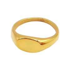 DONNA Anello Sigillo Rotondo