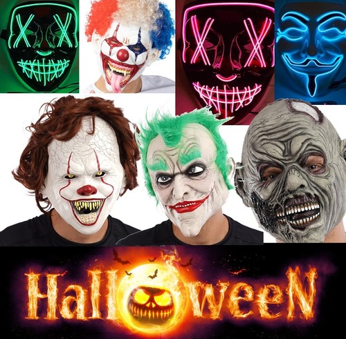 Maschere halloween led - maschere,