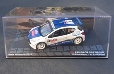 Modellino Die Cast 1:43 Peugeot 207 s2000 Andreucci Rally Sanremo 2010
