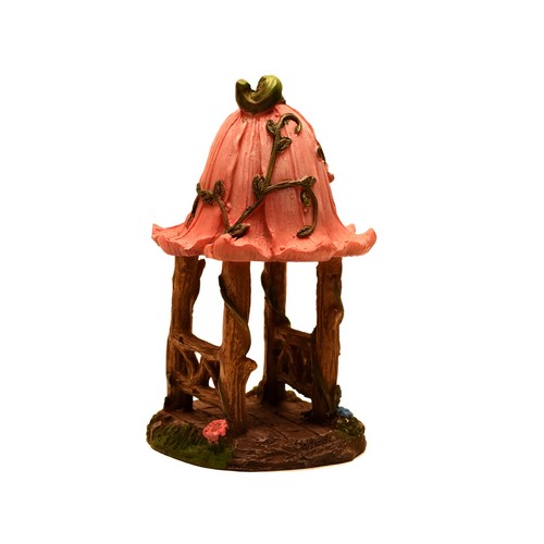 Gazebo tetto fiori - , rosa