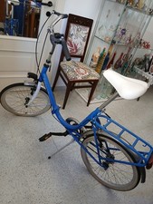 bicicletta tipo graziella blu