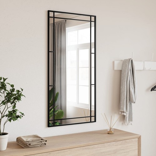 Vidaxl specchio parete nero - vidaxl, da