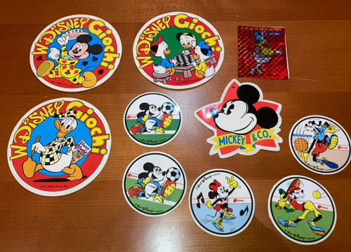 Lotto adesivi walt - lotto, disney