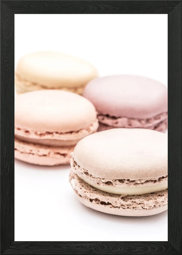 Poster macarons francesi con - poster,