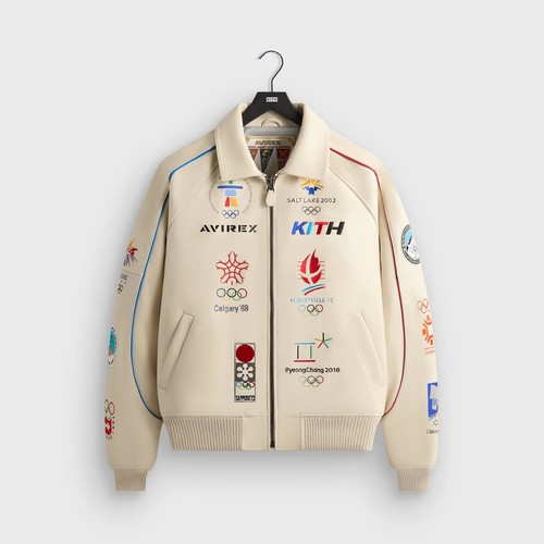 Giacca bomber pelle kith - giacca, in