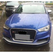 Frontgrill für Audi A3 8V1 Sline S3 2013-2016 Kühlergrill RS Schwarz Grill Chrom
