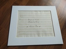 ANTICO SPARTITO MANOSCRITTO