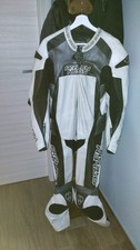 tuta moto pelle intera