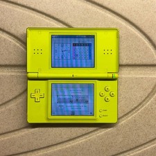 nintendo ds Lite verde completamente funzionante tranne cerniera rotta
