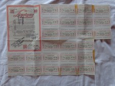 CERTIFICATO AZIONARIO LIQUIGAS 100  AZIONI