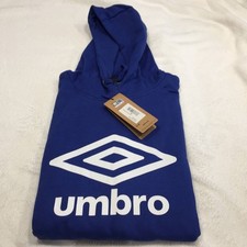Felpa con cappuccio blu Umbro