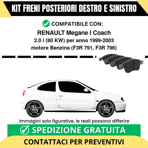 Pastiglie freno posteriori - freno,