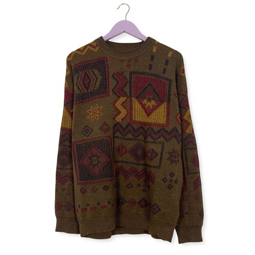 Maglione vintage verde cachi - vintage,