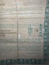 Rolex Garanzia Warranty Blank 100% Original Garantie 6263 6265 Guarantee 1655