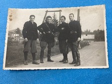 FOTO DI GRUPPO BALILLA ONB GIL PNF SCUDETTO FEZ MONTAGNA MACCHIATA.