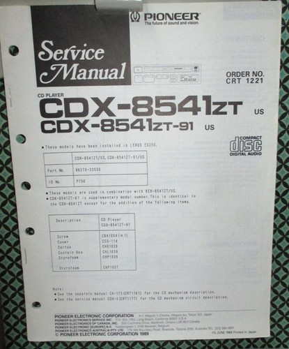 Pioneer lexus es250 lettore - pioneer,