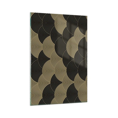 Quadro vetro 80x120cm nero - 80x120cm,