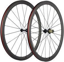 Bici 1 Paio Bici da Strada Carbonio 700C Clincher Ruote Super Leggere Ruota Bicicletta