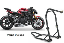 Cavalletto anteriore alza moto Agusta Brutale sotto canotto piastra sterzo 1000