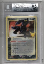 Carta Pokemon UMBREON GOLD STAR 17/17 Gran Festa ITA BGS 8,5
