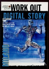 cartolina pubblicitaria PROMOCARD n.1251 DIGITAL STORY ISTITUTO EUROPEO DESIGN