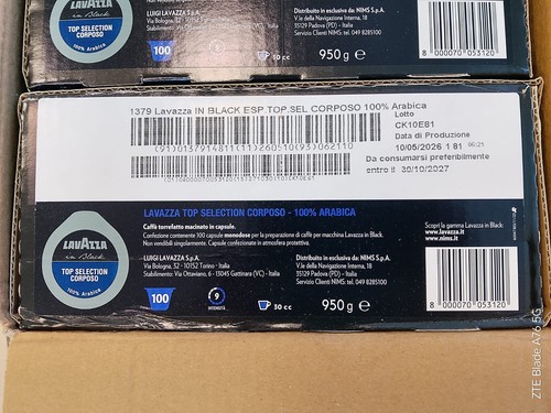 Lavazza capsule black - lavazza,