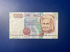Banconota 1000 lire montessori - banconota,