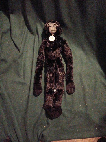 Peluche scimmia gorilla nera