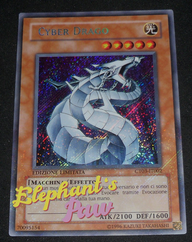 Yugioh cyber drago rara - yugioh,