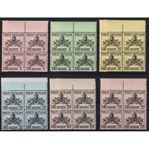 Vaticano 1954 quartine - vaticano,