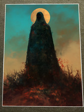 Poster Figura Ombra Mantellata