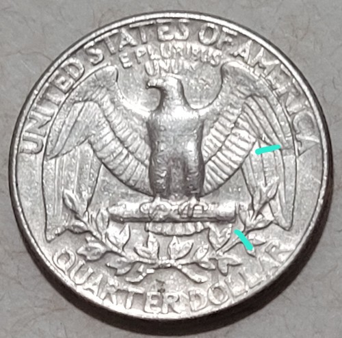 1985 washington quarter - d,