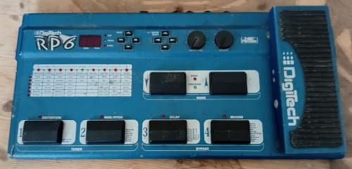 Digitech rp6 pedale - pedale, processore
