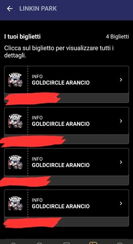 Linkin park firenze - park, biglietto