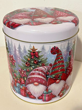 SCATOLA in LATTA - GNOMI DI NATALE / CHRISTMAS / NATALIZI / FESTE / FESTIVITA'