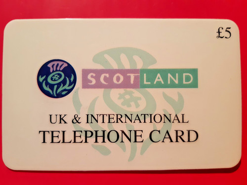Scheda telefonica scozia - telefonica,
