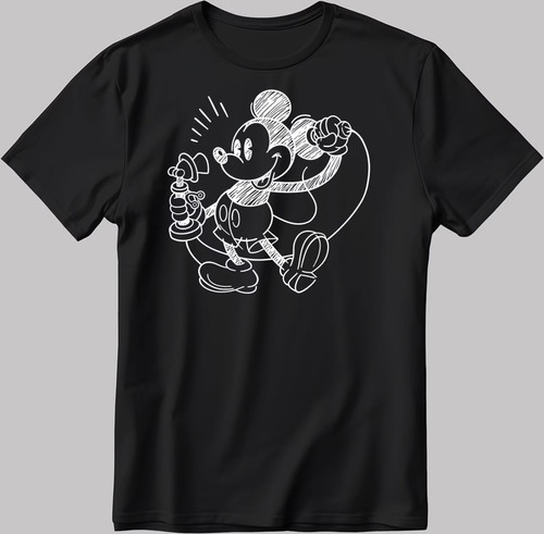 Shirt nera con schizzo - t-shirt,