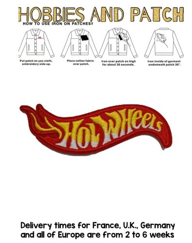 Patch hot wheels logo cars - wheels,