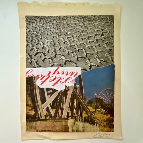 Collage originale arte - , moderna
