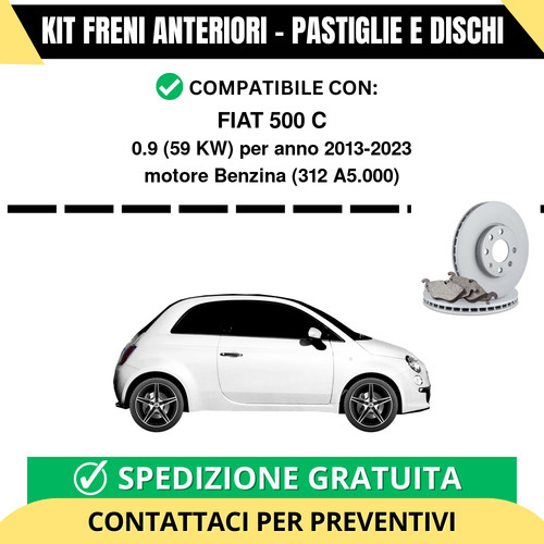 Kit freni anteriori - kit,