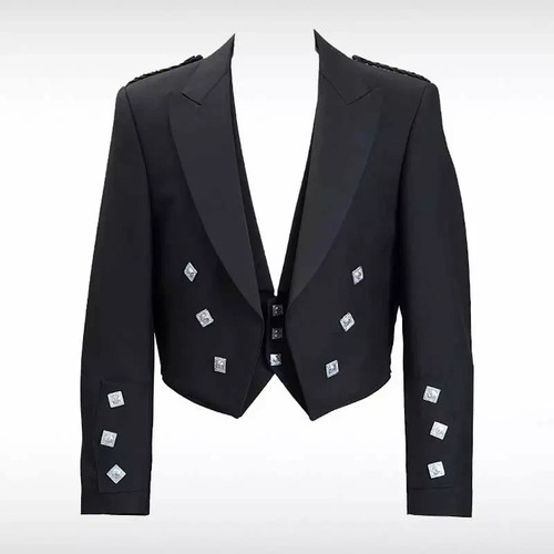Giacca nera prince charlie - giacca,