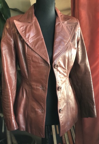 Giacca pelle vintage anni - , 70