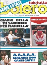 RIVISTA BOLERO N.1529/1976 PIPPO BAUDO INSERTO-GIANNI BELLA-CAROLINA DI MONACO