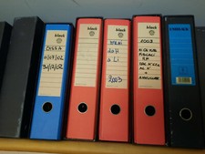 N. 100 RACCOGLITORI AD ANELLI PER UFFICIO Usati come da foto -PREZZO REGALO