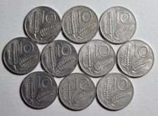 10 Lire 1955 - Lotto 10 Monete
