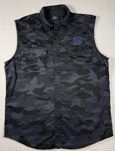 Gilet senza maniche mimetico