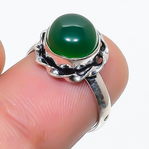 Anello onice verde forma - in,