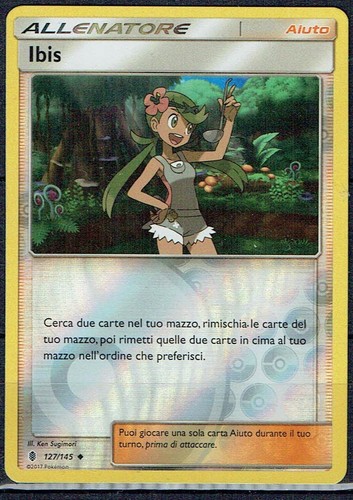 Carta pokemon ibis - carta,